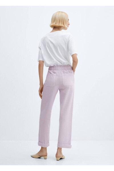 Beli Elastik Slouchy Jean Pantolon - 4