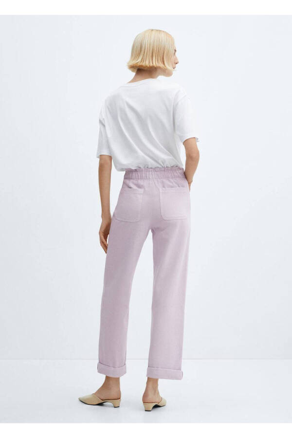 Beli Elastik Slouchy Jean Pantolon - 4