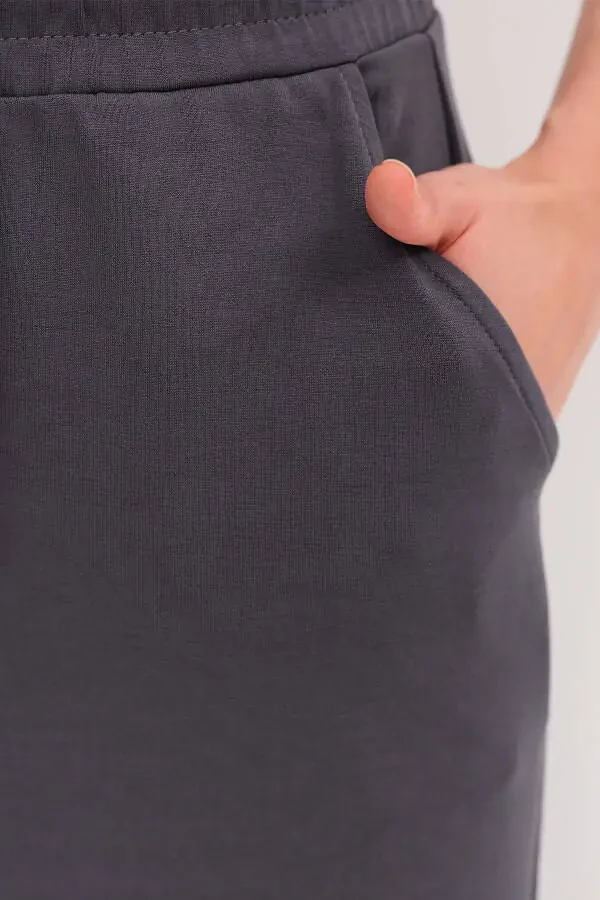 Beli Lastikli Modal Eşofman Eşf11053-m8-Antrasit - 3