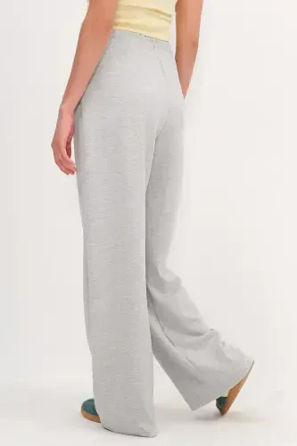 Beli Lastikli Modal Eşofman EŞF11053-M8-Gri Melanj - 4