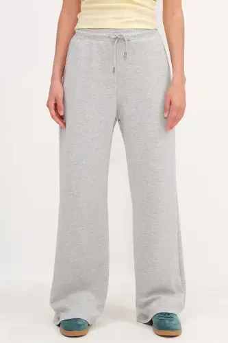 Beli Lastikli Modal Eşofman EŞF11053-M8-Gri Melanj - 6