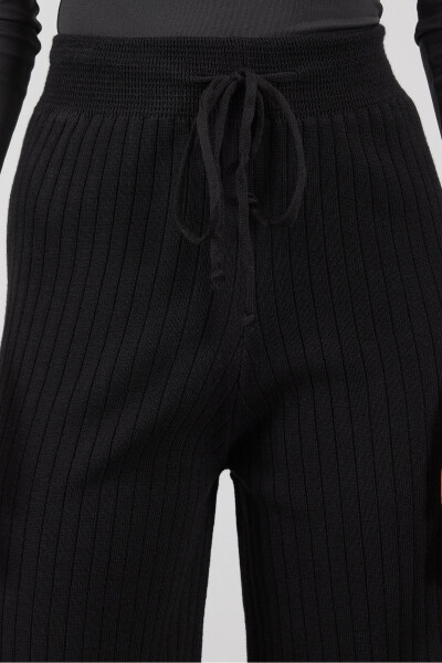 Beli Lastikli Önden Bağlamalı Triko Pantolon Pn188-c3 - 3