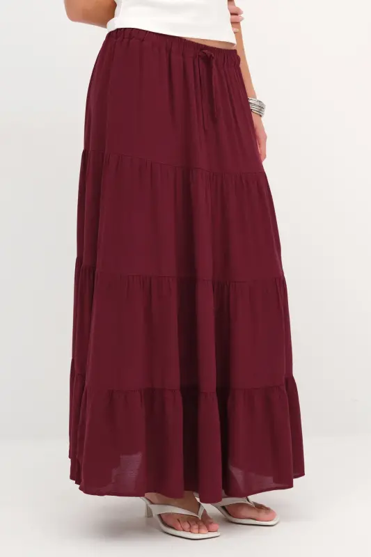 Beli Lastikli Uzun Etek E16250-J7 - Gardenya - 6