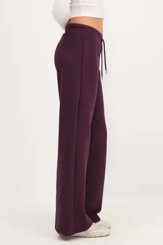 Beli Lastikli Wide Leg Eşofman EŞF10308-P10-Gardenya - 4