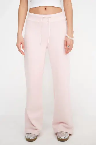 Beli Lastikli Wide Leg Eşofman EŞF10308-P10 - Lotus 