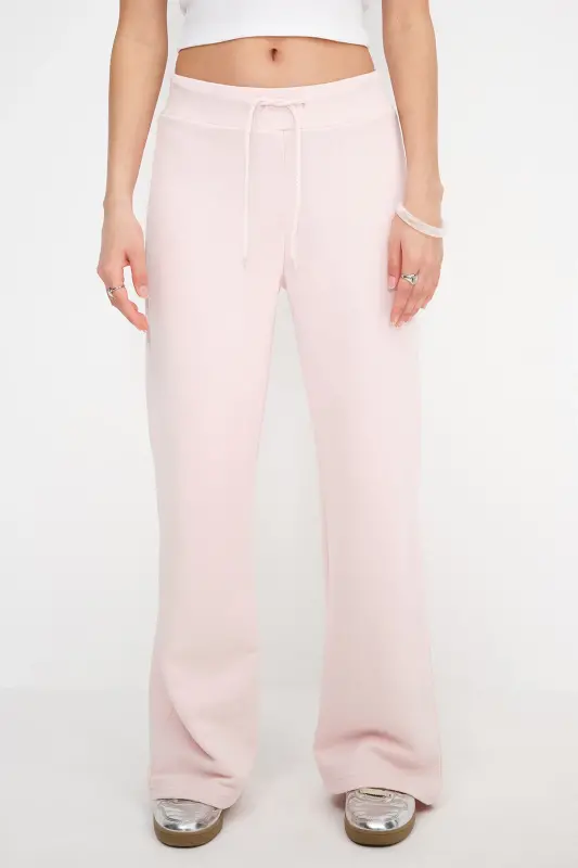 Beli Lastikli Wide Leg Eşofman EŞF10308-P10 - Lotus - 1