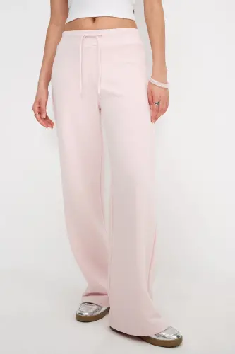 Beli Lastikli Wide Leg Eşofman EŞF10308-P10 - Lotus - 3
