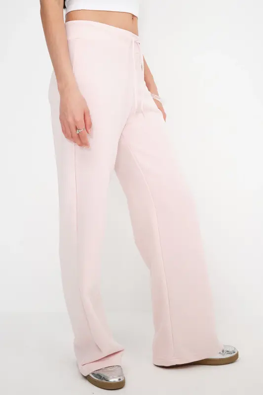 Beli Lastikli Wide Leg Eşofman EŞF10308-P10 - Lotus - 4
