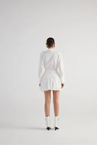 Beli rezinkali mini balon Lexi yubka oq - HOLLY LOLLY (1)