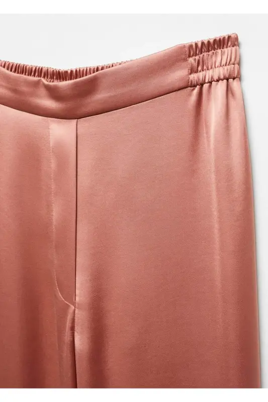 Beli rezinkali satin shim-pastel pushti - 5