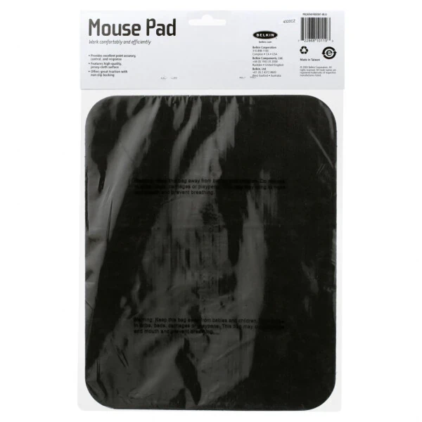 Belkin Non-Slip Neoprene Mouse Pad, Compatible with Wired and Wireless Mouse, Blue (1-Pack) - 6