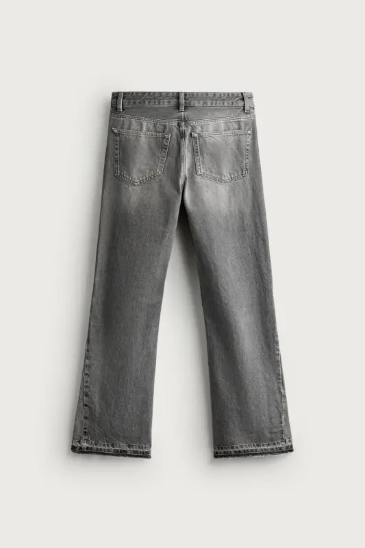 BELL-BOTTOM JEANS-Gray - 2