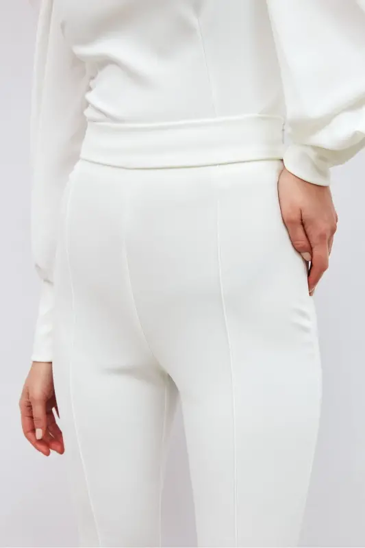 Bell Bottom Pants - Ecru-ECRU - 7