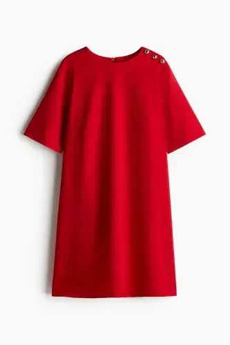 Bell Dress-Red - 3