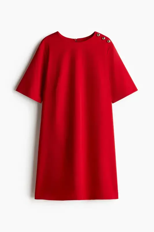Bell Dress-Red - 3