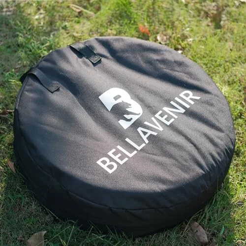 BELLAVENIR Outdoor Pop-up Defenders Football Basketball Soccer 3-Pack Dummies Portable Training Equipment Upgraded Spring Coil,Orange - 4