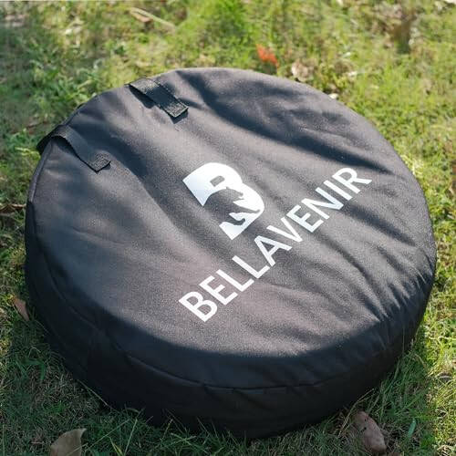 BELLAVENIR Outdoor Pop-up Defenders Football Basketball Soccer 3-Pack Dummies Portable Training Equipment Upgraded Spring Coil,Orange - 4