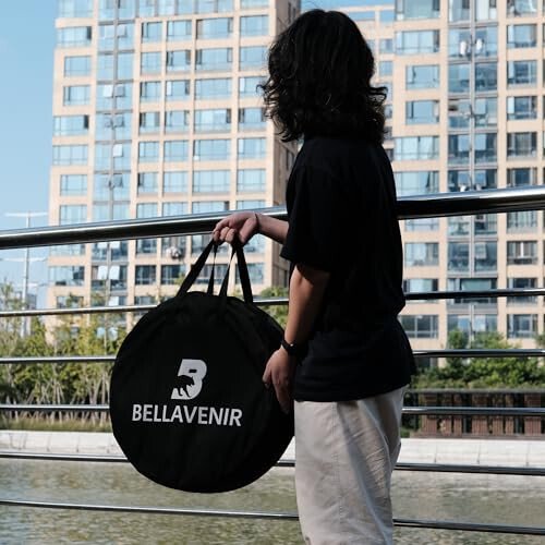 BELLAVENIR Tashqi ochiladigan himoyachilar futbol basketbol futbol 3-paketli manekenlar ko'chma mashg'ulot uskunalari, to'q sariq - BELLAVENIR