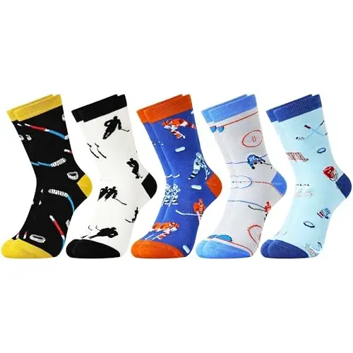 Belloxis Boys Socks - Futbol, Basketbol va Beysbol, 8-12 yoshdagi bolalar uchun sovg'alar 