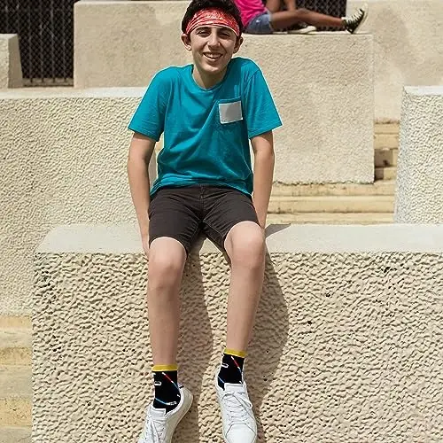 Belloxis Boys Socks - Futbol, Basketbol va Beysbol, 8-12 yoshdagi bolalar uchun sovg'alar - 6