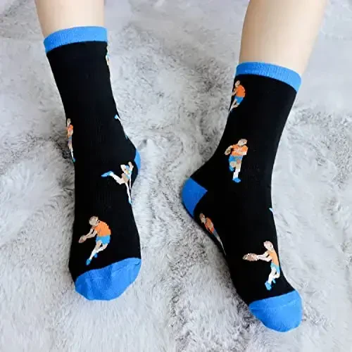 Belloxis Boys Socks - O'g'il bolalar uchun futbol, basketbol va beysbol sovg'alari 8-12 - 3