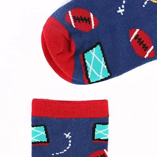 Belloxis Boys Socks - O'g'il bolalar uchun futbol, basketbol va beysbol sovg'alari 8-12 - 5