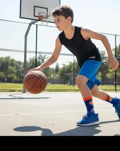 Belloxis Boys Socks - O'g'il bolalar uchun futbol, basketbol va beysbol sovg'alari 8-12 - 4