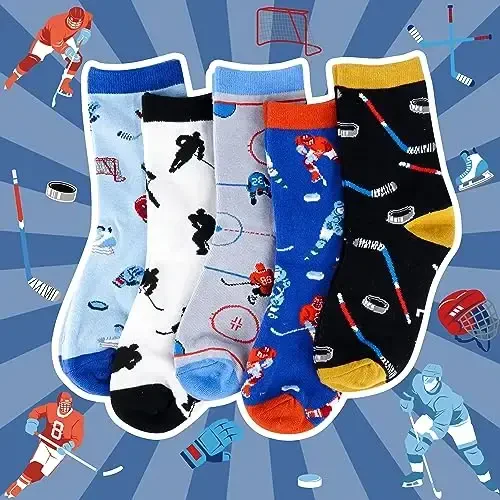 Belloxis Boys Socks - Football, Basketball & Baseball Gifts for Boys 8-12 - MODAZONE (1)