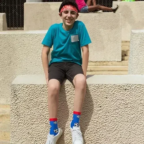 Belloxis Boys Socks - Football, Basketball & Baseball Gifts for Boys 8-12 - 5