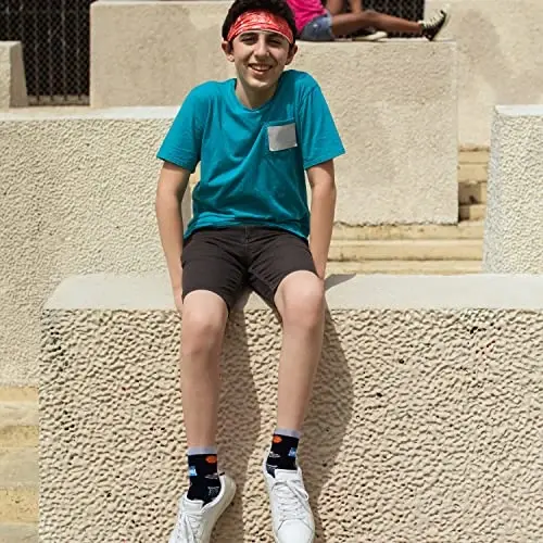 Belloxis Boys Socks - Football, Basketball & Baseball Gifts for Boys 8-12 - 5