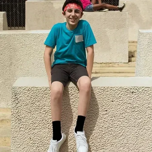 Belloxis Подарки для мальчиков 8-12 лет по баскетболу, Баскетбольные носки, Баскетбольные принадлежности, Черные носки, Носки для мальчиков, Носки с захватом, Подарки на день рождения для мальчиков 8-12 лет - 5