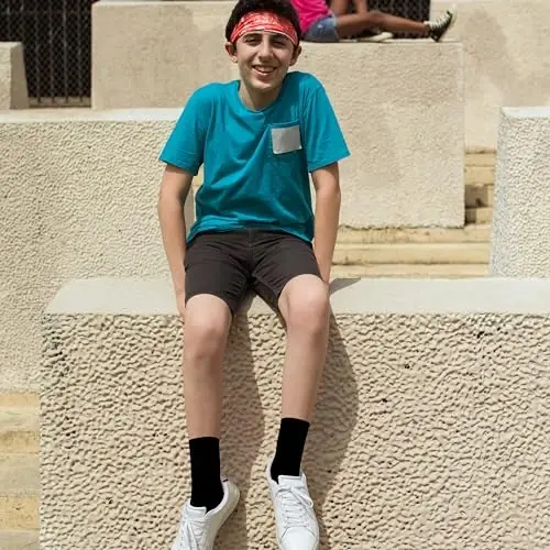 Belloxis Подарки для мальчиков 8-12 лет по баскетболу, Баскетбольные носки, Баскетбольные принадлежности, Черные носки, Носки для мальчиков, Носки с захватом, Подарки на день рождения для мальчиков 8-12 лет - 5