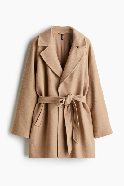 Belted and felt coat - 4