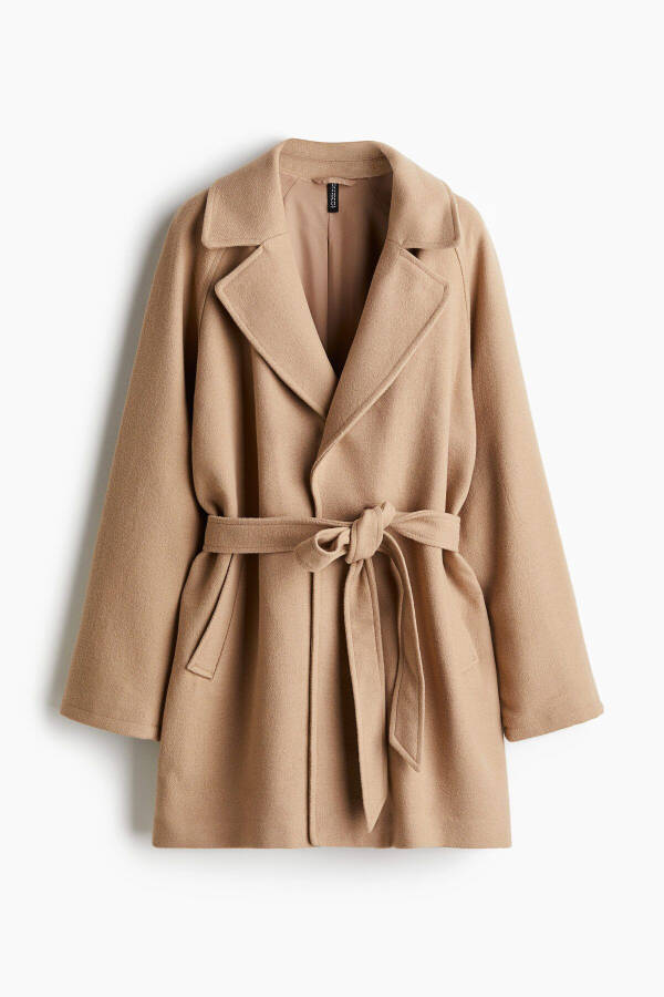 Belted and felt coat - 4