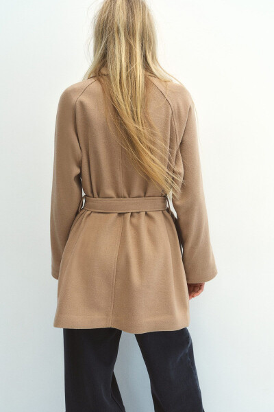 Belted and felt coat - 5