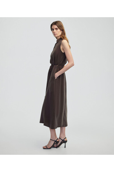 Belted cupro dress - İpekyol (1)