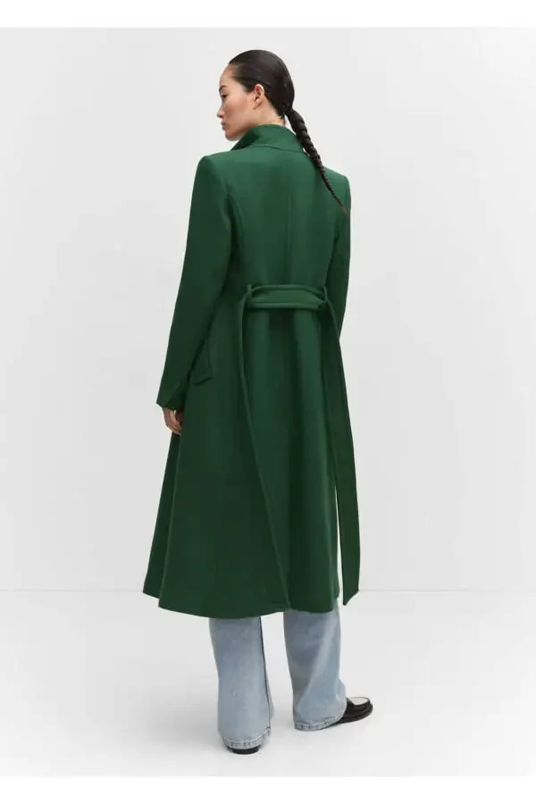 Belted Manteco Wool Coat - 4
