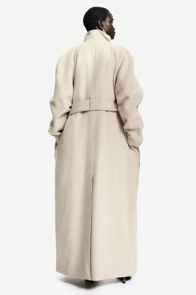 Belted maxi coat - 5
