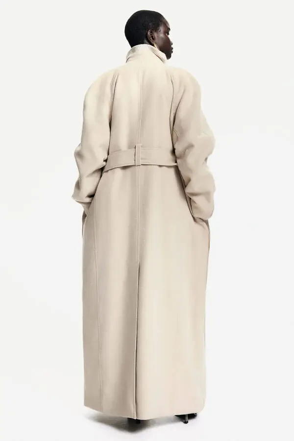 Belted maxi coat - 5