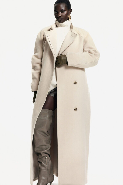 Belted maxi coat - 3