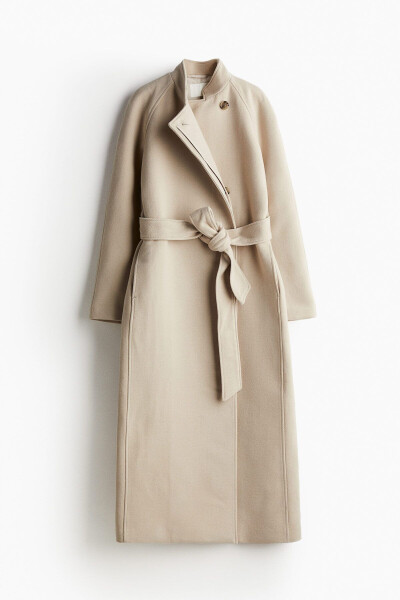 Belted maxi coat - 4