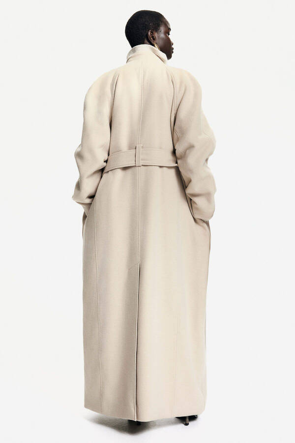 Belted maxi coat - 5