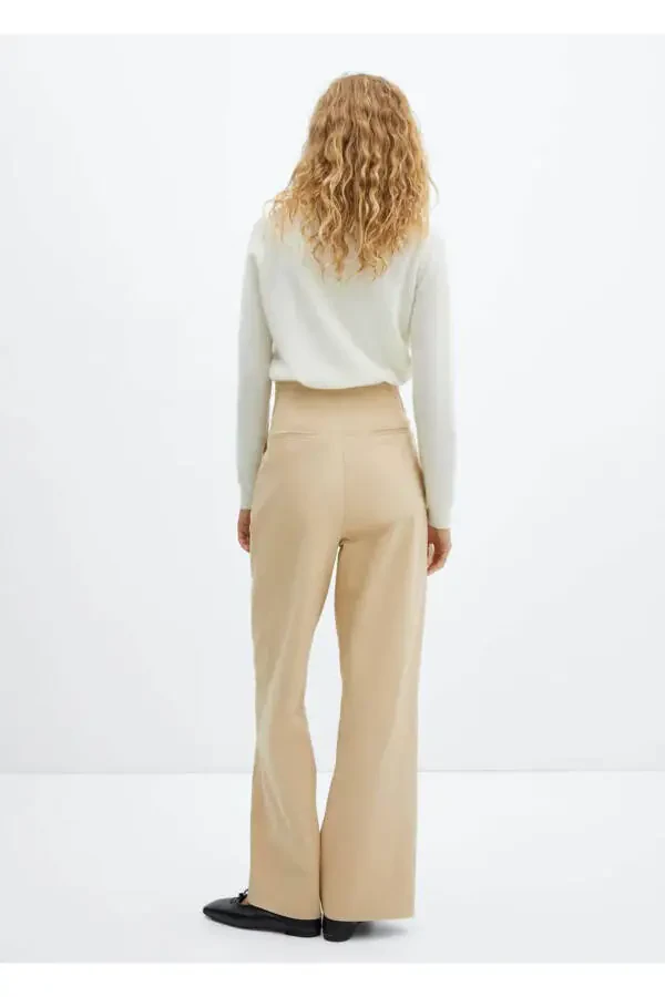 Belted Paperbag Pants - 4