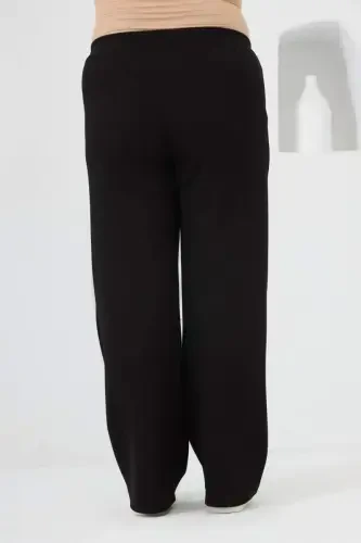 Belted Plus Size Tracksuit Black - 3