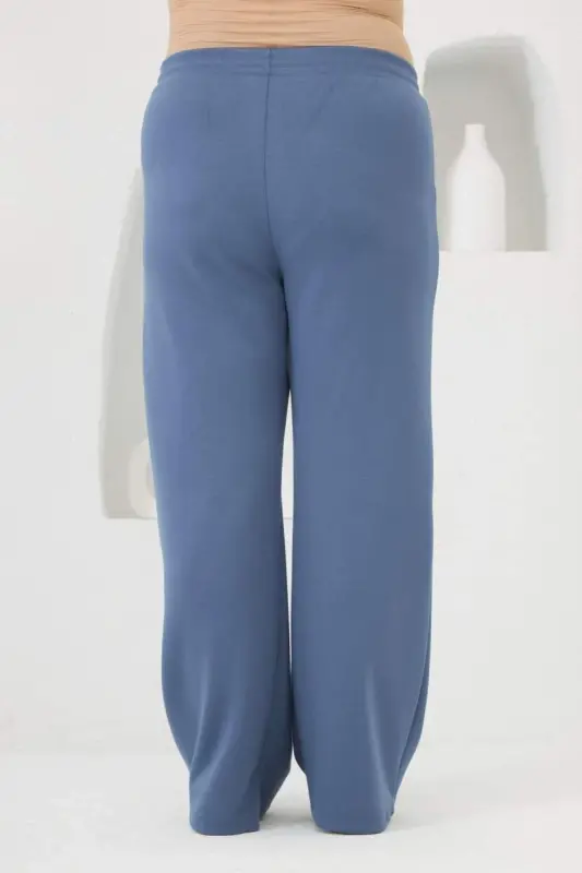 Belted Plus Size Tracksuit Indigo - 6