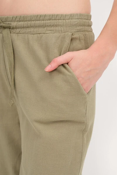 Belted Wide Leg Trousers PN5118-PNC - 3