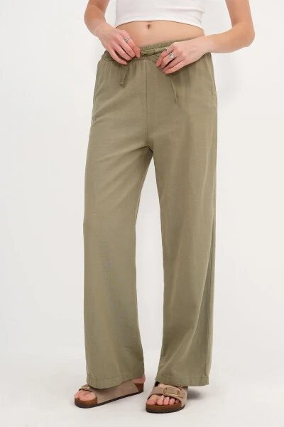 Belted Wide Leg Trousers PN5118-PNC - 5