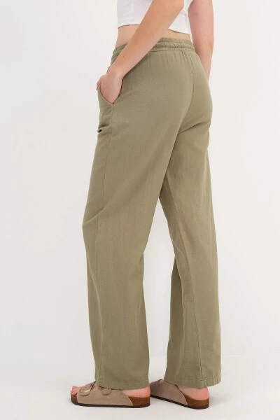 Belted Wide Leg Trousers PN5118-PNC - 6