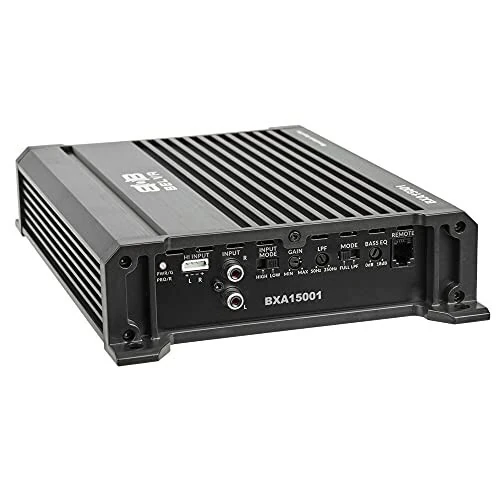 Belva BXA15001 1500W Peak BX-Series 2-OModazone Stable Class-A/B Monoblock Car Audio MOSFET Amplifier with Remote Subwoofer Level Control - 3