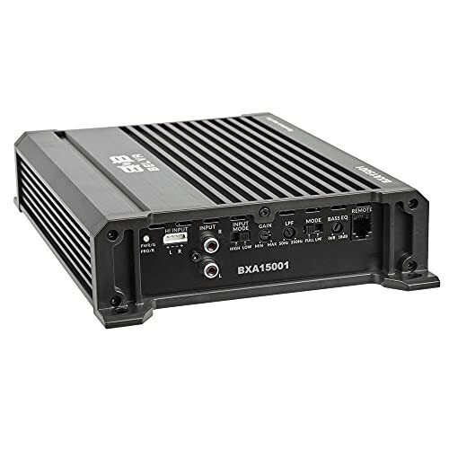 Belva BXA15001 1500W Peak BX-Series 2-OModazone Stable Class-A/B Monoblock Car Audio MOSFET Amplifier with Remote Subwoofer Level Control - 3